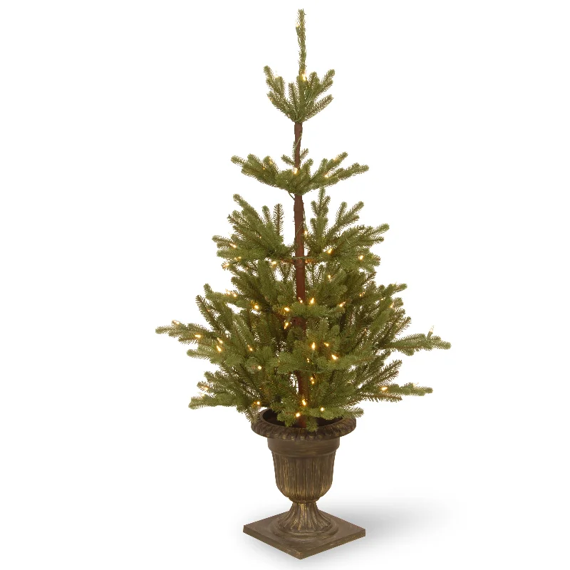 4.5 ft. Pre-Lit Imperial Spruce Tree with Clear Lights