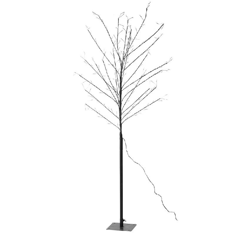 4.5Ft LED Lit Brown Tree 140cm