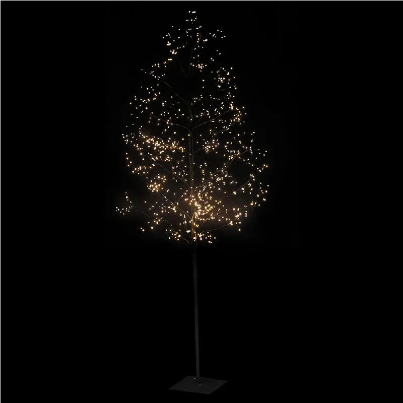 5ft LED Black Outdoor Tree - Mains Operated