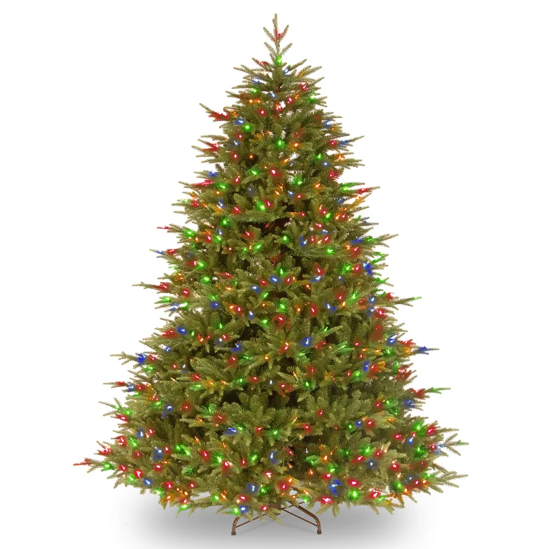 6.5 ft. Pre-Lit Deluxe Fraser Fir Tree with Multicolor LED Lights