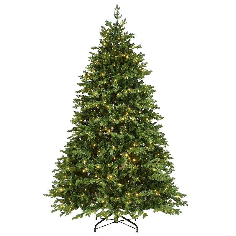 7.5 ft. Pre-Lit Cascade Fir Tree with Dual Color LED Lights