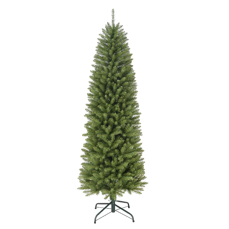 7.5' Pencil Fraser Fir Artificial Christmas Tree with Stand, Green