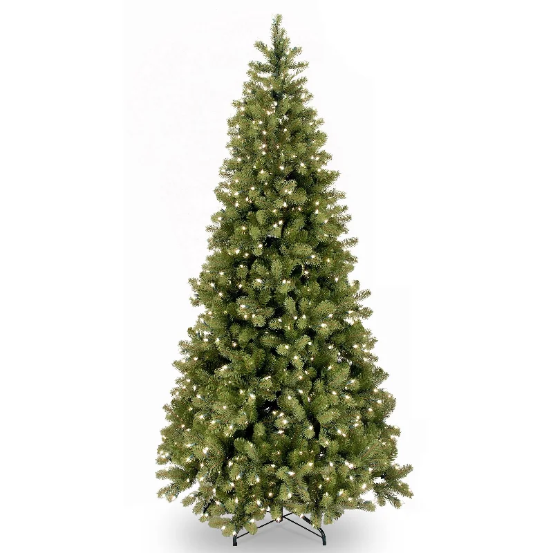 9 ft. Pre-Lit Downswept Douglas Fir Slim Tree with PowerConnect Dual Color LED Lights