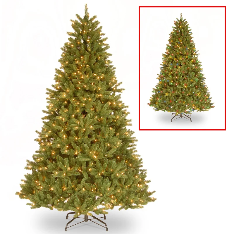 9 ft. Pre-Lit Grande Fir Tree with Dual Color LED Lights