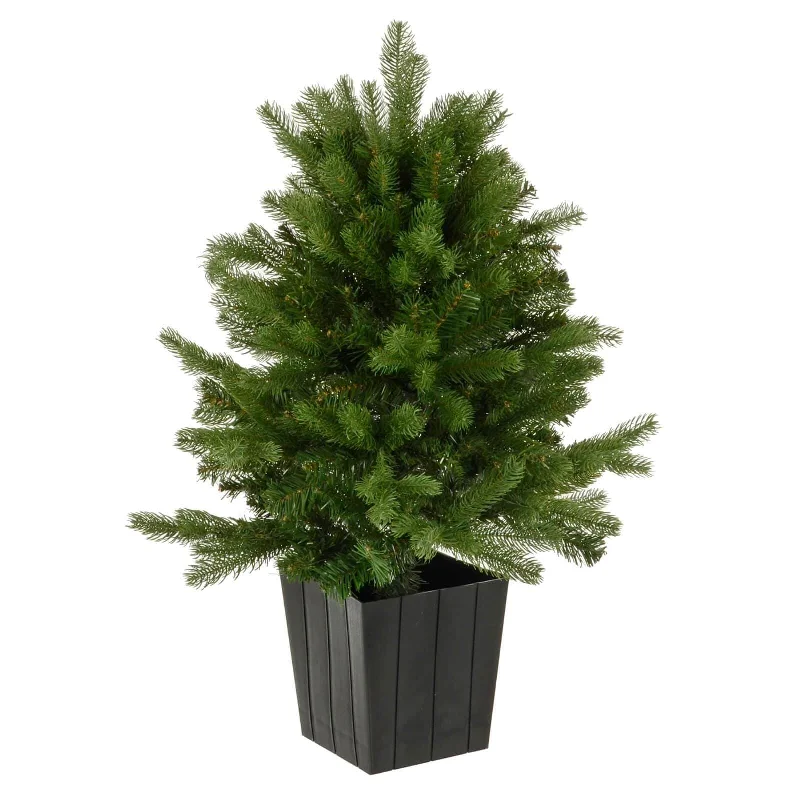 90cm Christmas Tree In Pot Green Artificial Mixed Pine