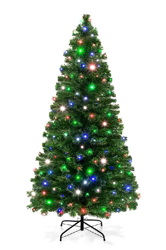 7' Fiber Optic Lighted Christmas Tree