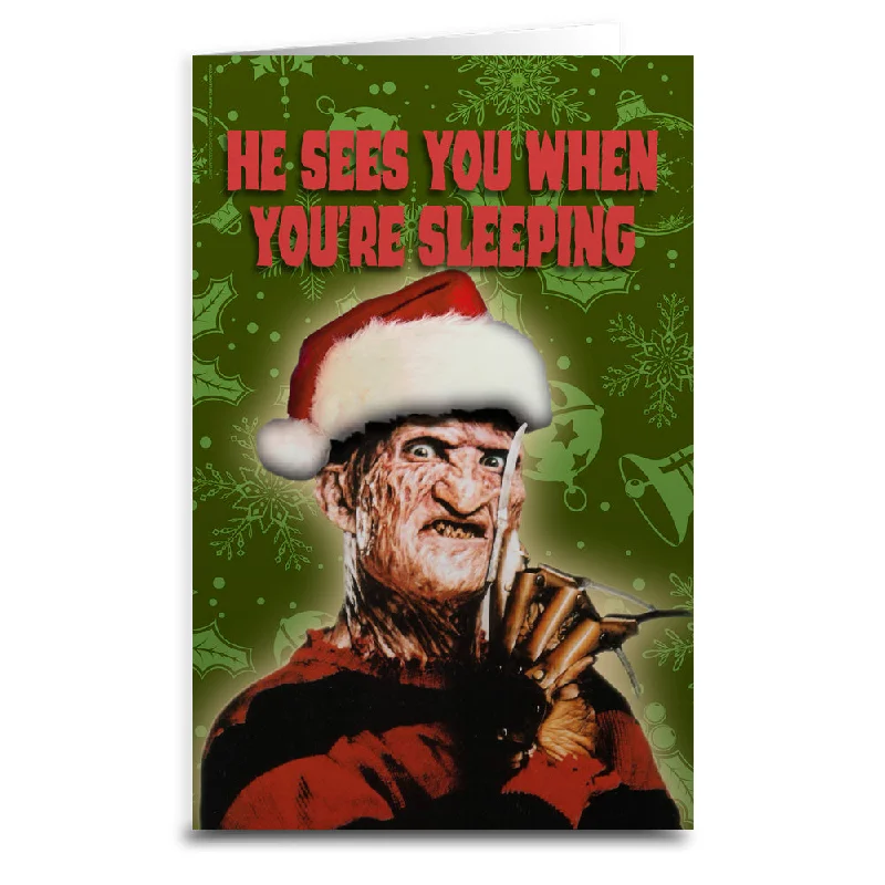 Freddy Krueger "When You're Sleeping" Card