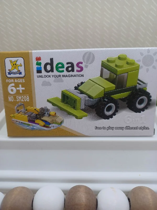 Green Truck Building Block Set