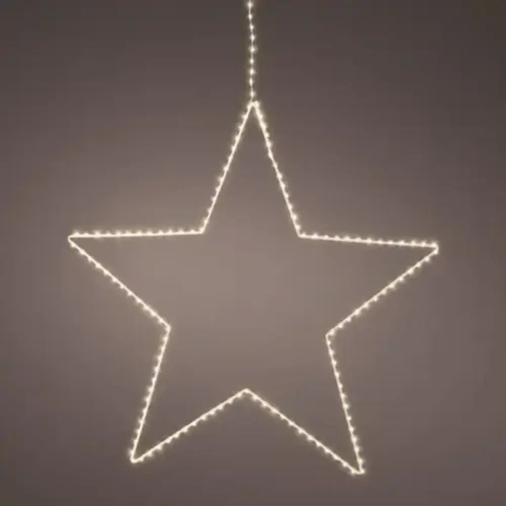 Mains Operated warm White LED Star Suitable for Outdoors 58cm