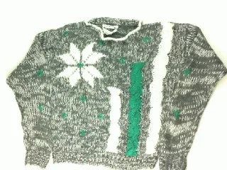 Pillars and Poinsettias- Small Christmas Sweater