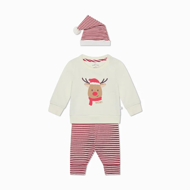 Santa's Sidekick Hat, Sweatshirt & Leggings