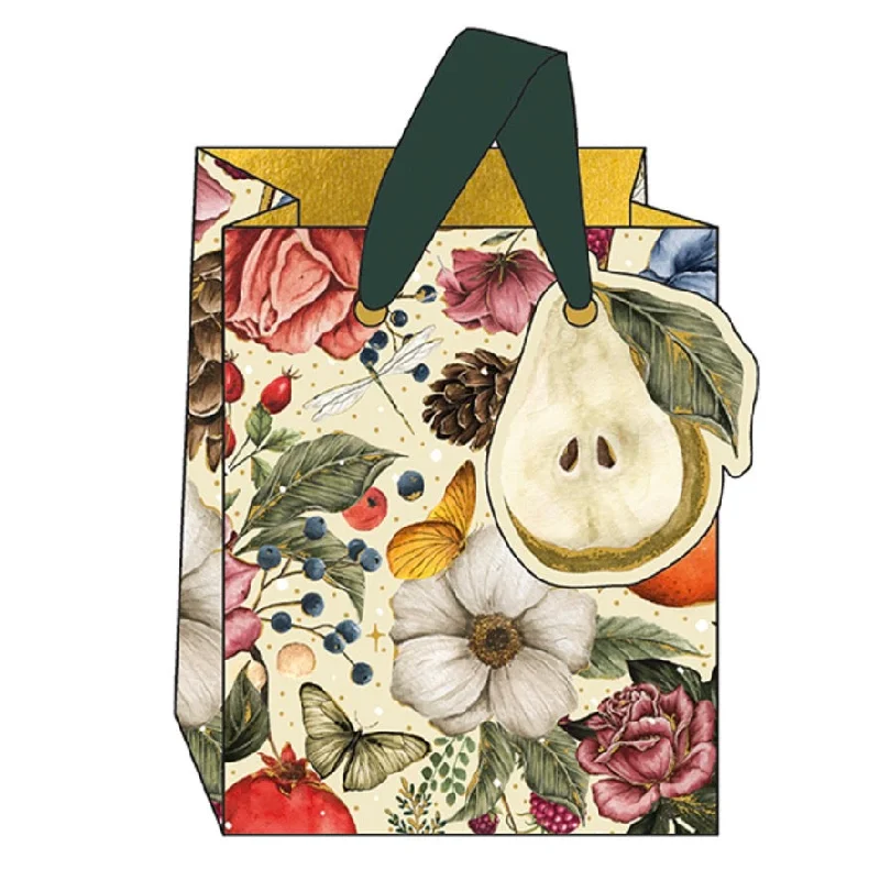 Small Fruit and Flower Christmas Gift Bag