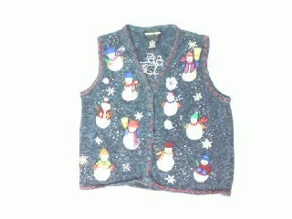 Snowman Frenzy Fun-Small Christmas Sweater