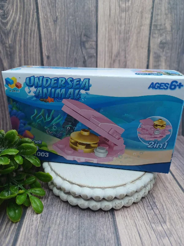 Underwater Animal Building Block Set - Pearl Shell