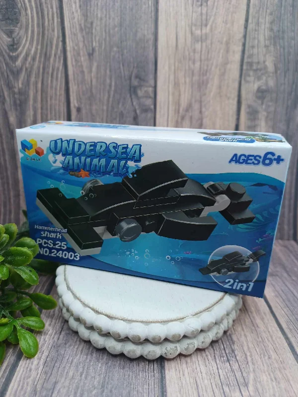 Underwater Animal Building Block Set - Shark