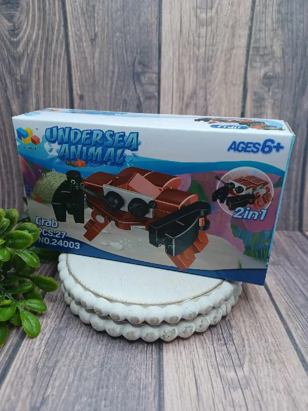 Underwater Animals Building Set - Crab