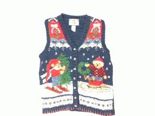 You Got  A Bear Doing the Decorating-Small Christmas Sweater