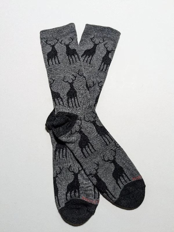 Deer Buck Crew Socks