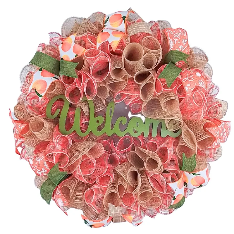 Welcome Sign Wreath, Indoor/Outdoor Decorations, Unique Housewarming Present