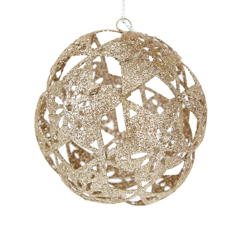 Christmas Wire Ball, Star Design- 16cm