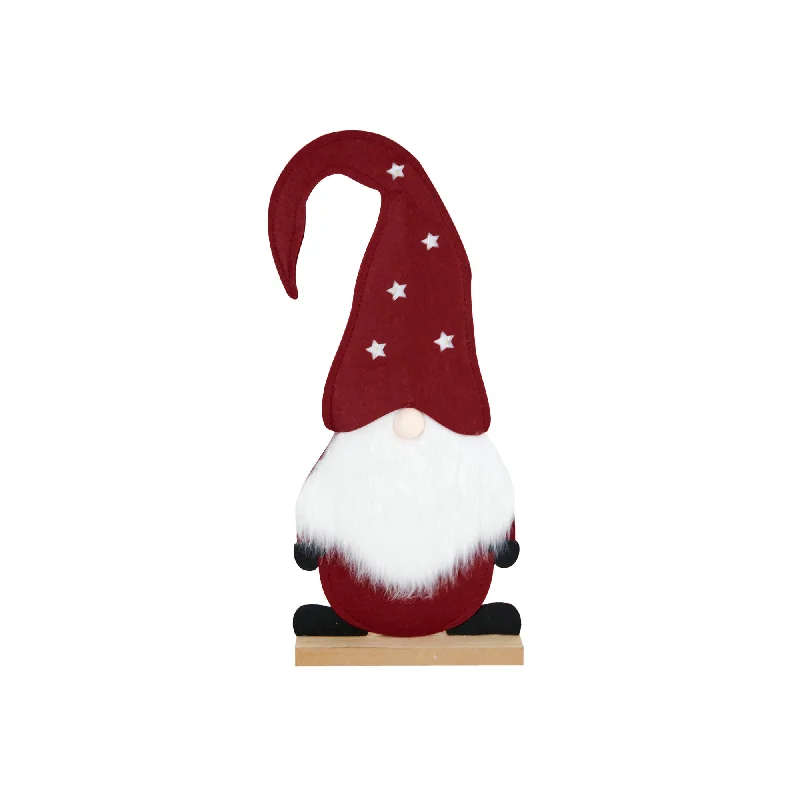 Christmas Light Up, Felt Gnome- 51x24x6cm