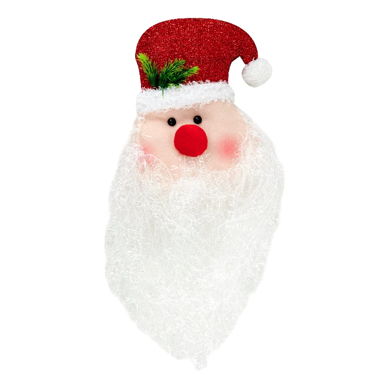 Christmas Santa Hanging Decoration with Light, 50x40cm