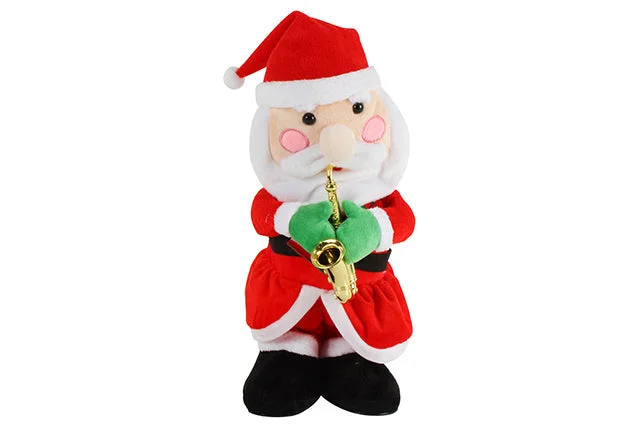 Christmas Saxophone Santa Singing Dancing- 36cm